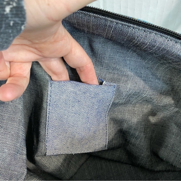 Temptation Italy Multi Color
Floral Boho Chic Canvas zipper cinched Tote  Bag - Picture 8 of 13